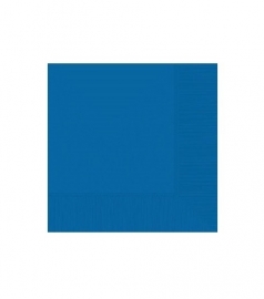 Servetten blauw 20 stuks 33x33cm