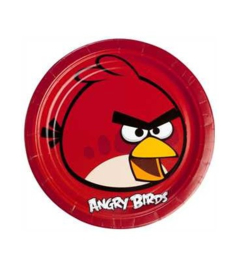 Angry Birds borden 8 stuks 23cm