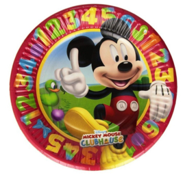 Mickey Mouse bordjes 8st 19,5cm