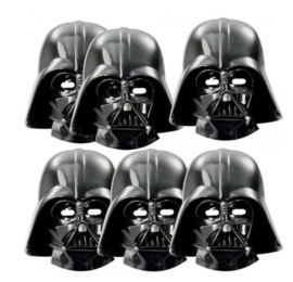 Star Wars Darth Vader maskers 6st
