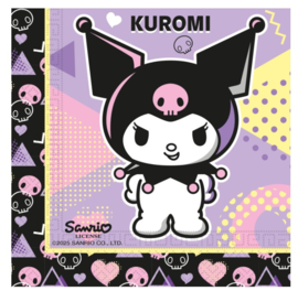 Hello Kitty Kuromi servetten 20 stuks 33cm