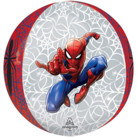 Spiderman ballon rondvormig 40cm