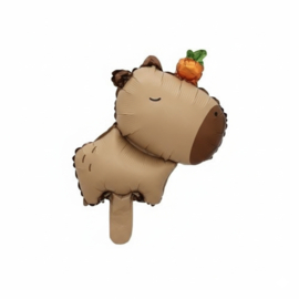 Capibara folie ballonnen set mini 6 stuks 27x38cm