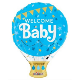 Welcome baby luchtballon folie ballon 45cm
