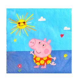 Peppa Pig servetten 20 stuks 33cm