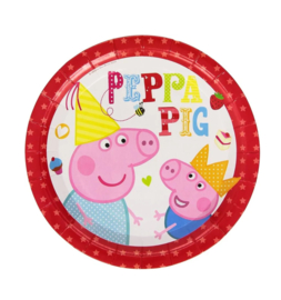 Peppa Pig borden 8 stuks 23cm