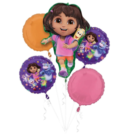 Dora Nick Jr folie ballonnen set 5 stuks