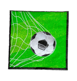 Voetbal servetten 20 stuks 33x33cm