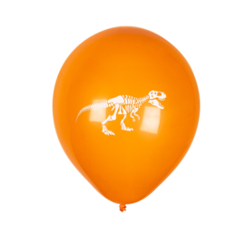 Jurassic dinosaurus ballonnen 6 stuks 25cm