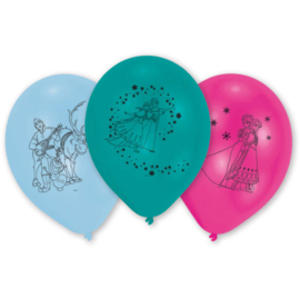 Frozen ballonnen 10 stuks 25,4cm