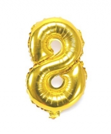 Folie ballon verjaardag 8 jaar