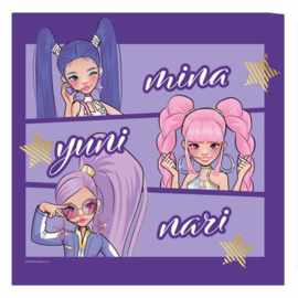 KPop Demon Hunters servetten 20 stuks 33x33cm