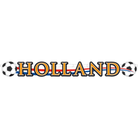 Oranje Holland letterslinger 115x12cm