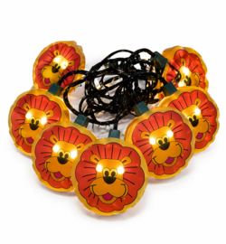 Oranje leeuw voetbal lichtketting