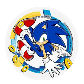 Sonic borden 8 stuks 23cm