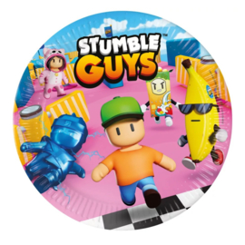 Stumble Guys borden 8 stuks 23cm