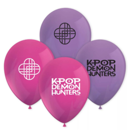 KPop Demon Hunters ballonnen 8 stuks 28cm