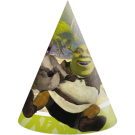 Shrek feesthoedjes 6 stuks
