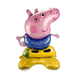 Peppa Pig George ballon op standaard 73cm