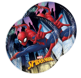 Spiderman borden 8 stuks 19,5cm