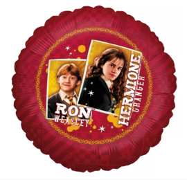 Harry Potter folie ballon Ron en Hermine 45cm