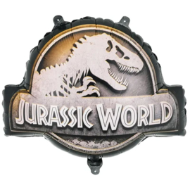 Jurassic World logo folie ballon 45x37cm