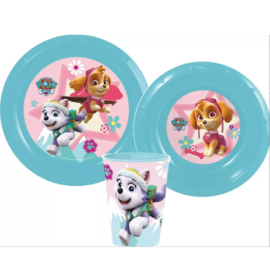 Paw Patrol Skye Everest ontbijtset 3-delig