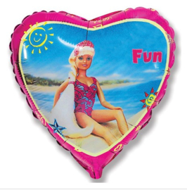 Barbie folie ballon 43cm