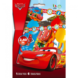 Cars slinger met ballonnen 2,4m