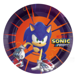 Sonic Netflix bordjes 8 stuks 18cm