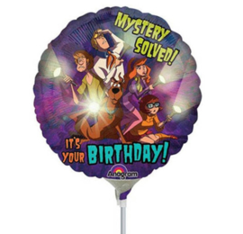 Scooby Doo folie ballon op stok 20cm