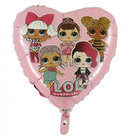 LOL Surprise folie ballon roze 45cm