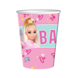 Barbie bekers 8 stuks 250ml