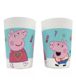 Peppa Pig bekers herbruikbaar 2 stuks 230ml