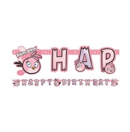 Letterslinger Angry Birds Pink 180 x 15