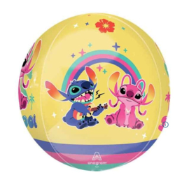 Stitch ballon ORBZ rondvormig doorzichtig 50cm