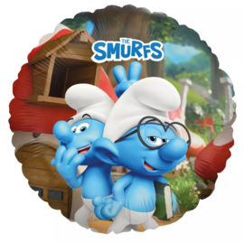 Smurfen folie ballon Brilsmurf 45cm