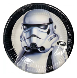 Star Wars Trooper bordjes 8 stuks 19,5cm