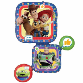 Toy Story XL folie ballon 58x73cm