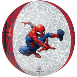 Spiderman ballon rondvormig 40cm