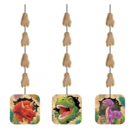 Dinosaurus hangdecoratie 3 stuks