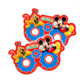 Mickey Mouse maskers 6 stuks 17,5x10,5cm