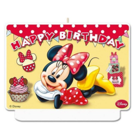 Minnie Mouse taartkaars 9cm