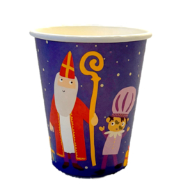 Sinterklaas bekers 8 stuks 200ml