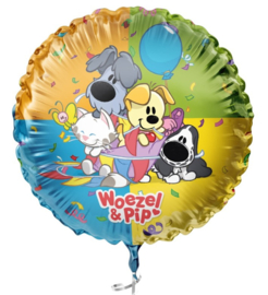 Woezel en Pip folie ballon 45cm