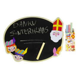 Sinterklaas krijtbord 21,5x28cm