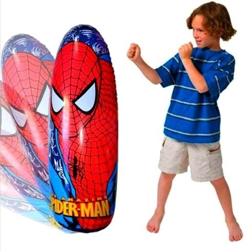 Afhankelijkheid activering eerste Opblaasbare boksbal Spiderman | Feest partijtje Spiderman | Feestwinkel  Altijd Feest