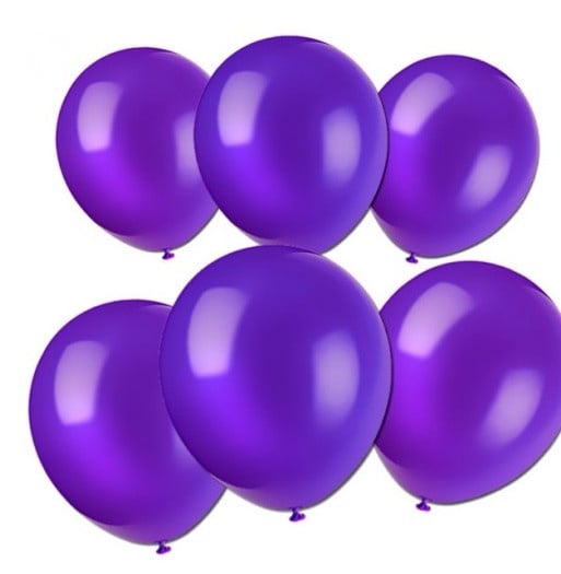 Ballonnen paars 10 stuks