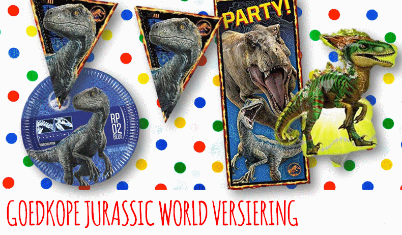 Vijftig spectrum Medicinaal Jurassic World versiering dino verjaardag | Feestwinkel Altijd Feest