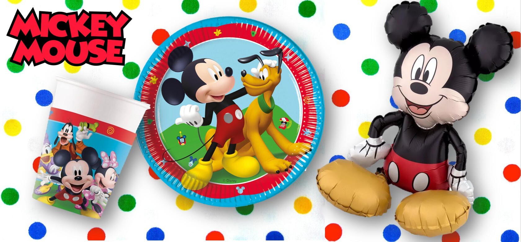 Mickey Mouse feestartikelen verjaardag